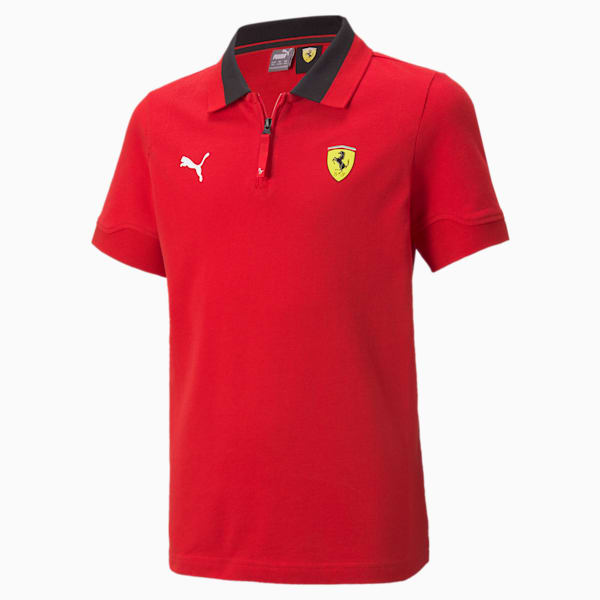 Scuderia Ferrari Race Youth Polo Shirt, Rosso Corsa, extralarge-IND
