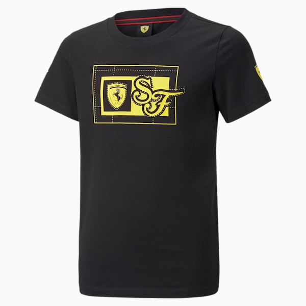 Scuderia Ferrari Race Graphic Youth T-Shirt, Puma Black, extralarge-IND