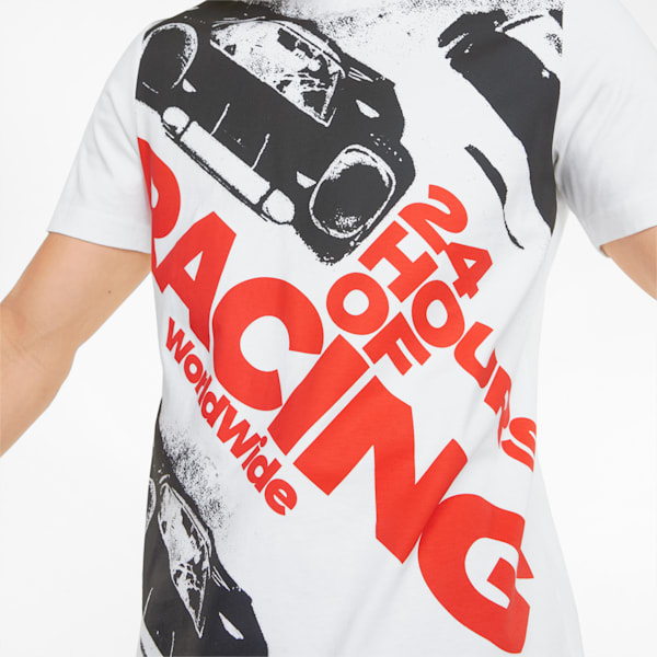 Porsche Legacy Statement Men's Graphic T-Shirt, Puma White
