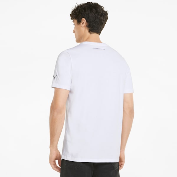メンズ ポルシェレガシー ロゴ 半袖 Tシャツ, Puma White, extralarge-JPN
