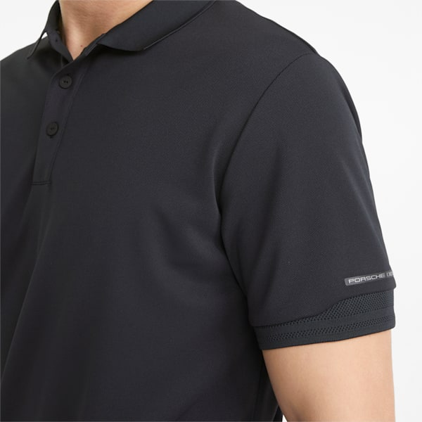 Porsche Design Men's Polo Shirt, Jet Black, extralarge