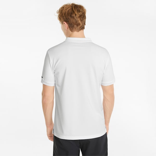 Porsche Design Men's Regular Fit Polo T-shirt, Puma White, extralarge-IND