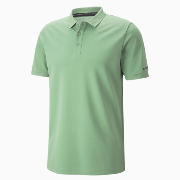 Porsche Design Men's Regular Fit Polo T-shirt, Dusty Green, extralarge-IND