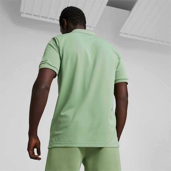 Porsche Design Men's Regular Fit Polo T-shirt, Dusty Green, extralarge-IND