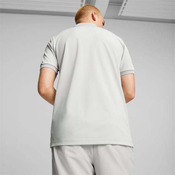 Porsche Design Men's Regular Fit Polo T-shirt, Ash Gray, extralarge-IND
