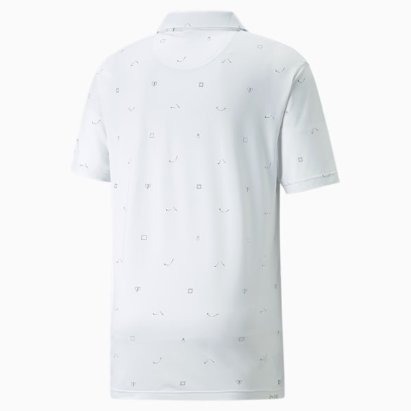 メンズ CLOUDSPUN H8 ポロシャツ, Bright White-Navy Blazer, extralarge-AUS