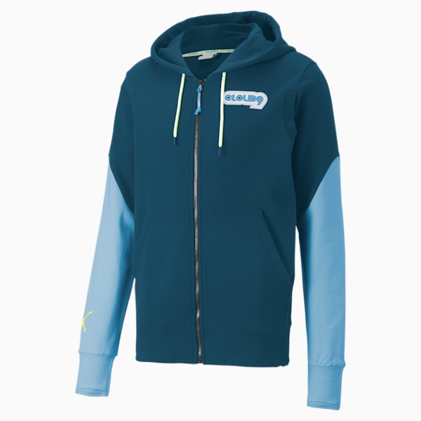 Sudadera con capucha de cierre completo PUMA x CLOUD9 Esports para hombre, Sailing Blue, extralarge