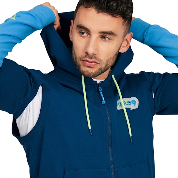 PUMA x CLOUD9 Full-Zip Men's Esports Hoodie, Sailing Blue, extralarge