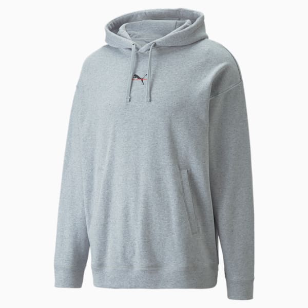 RE:Collection Graphic Hoodie, Light Gray Heather