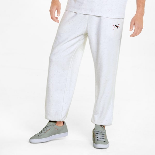 RE:Collection Relaxed Men's Pants, Pristine Heather