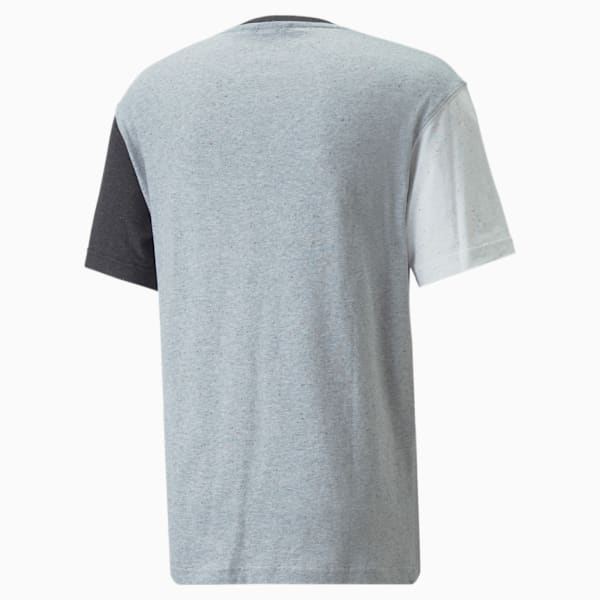 RE:Collection Relaxed Men's Tee, Light Gray Heather
