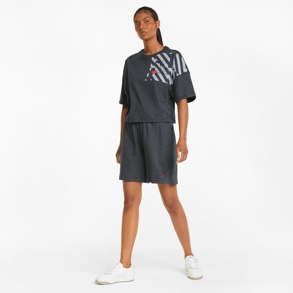 RE:Collection Women's Shorts, Dark Gray Heather, extralarge