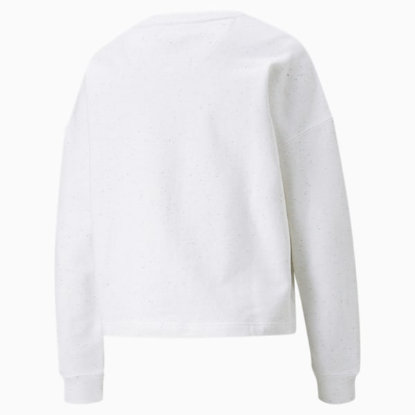RE:Collection Relaxed Crew Neck Women's Sweatshirt, Pristine Heather, extralarge