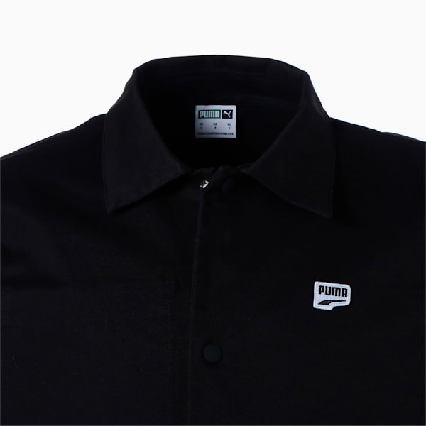 メンズ ダウンタウン DOWNTOWN コーチジャケット, Puma Black, extralarge-JPN