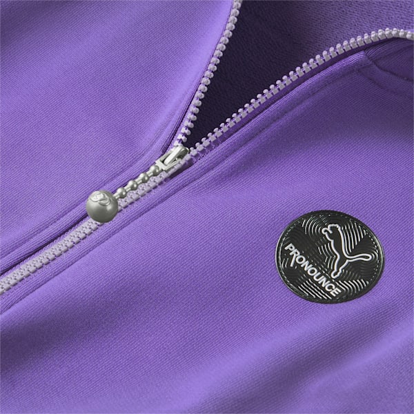 Sudadera de cierre medio PUMA x PRONOUNCE para mujer, Ultravioleta, extragrande