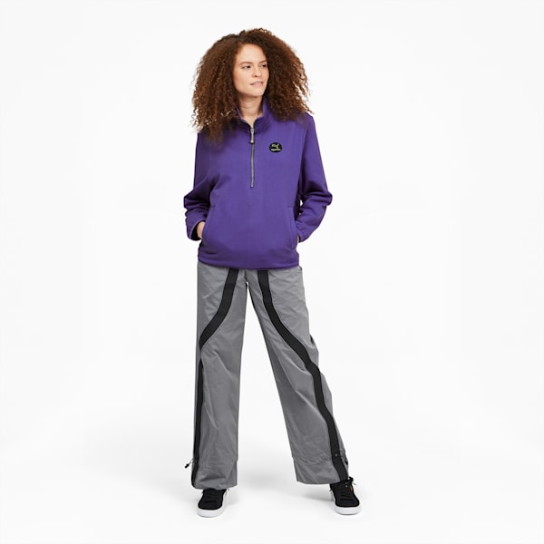 Sudadera de cierre medio PUMA x PRONOUNCE para mujer, Ultra Violet, extralarge