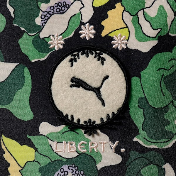 ウィメンズ PUMA x LIBERTY レインジャケット, Puma Black-Flower AOP, extralarge-JPN