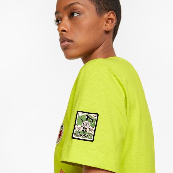 PUMA x LIBERTY Badge Women's Tee, Sulphur Spring, extralarge