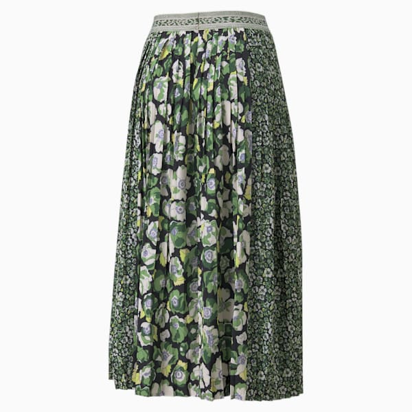 PUMA x LIBERTY Printed Pleated Women's Skirt, Puma Black-Flower AOP, extralarge-GBR