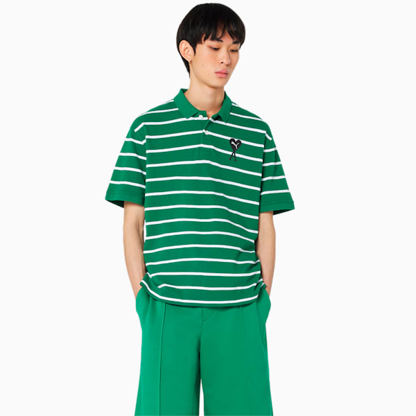 PUMA x AMI Men's Polo Shirt, Verdant Green