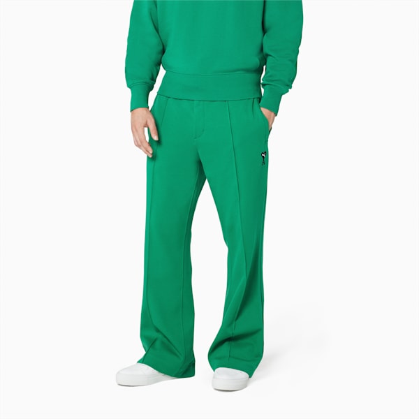 PUMA x AMI Wide Knitted Men's Pants, Verdant Green