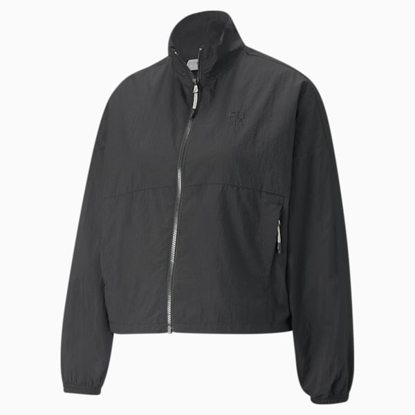 Chamarra de tejido plano Mujer Infuse, Puma Black, extralarge