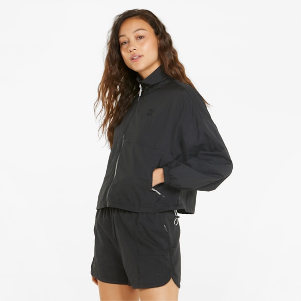 Infuse Woven Women's Jacket, Puma Black, extralarge-GBR