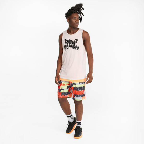 Mesh Printed Practice Men s Basketball Shorts PUMA