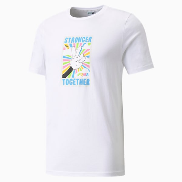 Graphic Tee Sustainability, Puma White-1, extralarge-IND