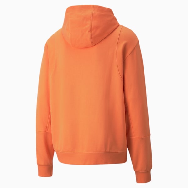 Baseline Men's Basketball Hoodie, Deep Apricot, extralarge