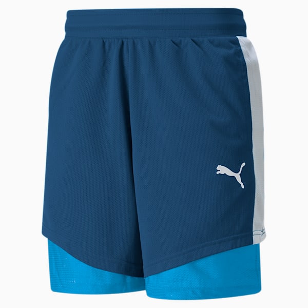 Pick and Roll Men's Basketball Shorts, Ocean Dive-Sailing Blue, extralarge-IND