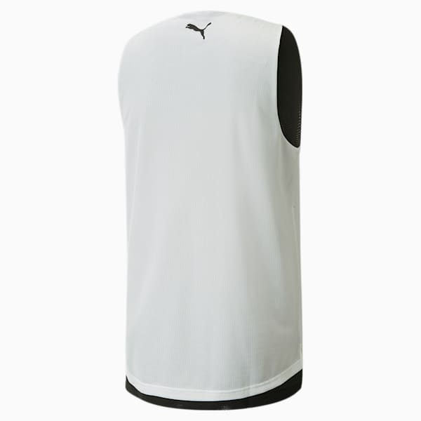 メンズ バスケットボール GIVE AND GO タンクトップ, Puma White-Puma Black, extralarge-JPN