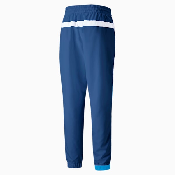 Clyde Men's Basketball Pants, Puma White-Ocean Dive, extralarge