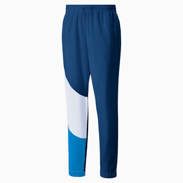 Pantalones de basketball para hombre Clyde, Puma White-Ocean Dive, extralarge