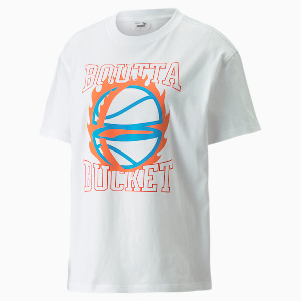 Swish Women's Basketball Tee, Puma White, extralarge