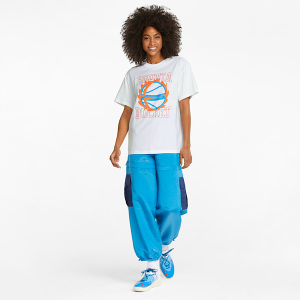 Swish Women's Basketball Tee, Puma White, extralarge