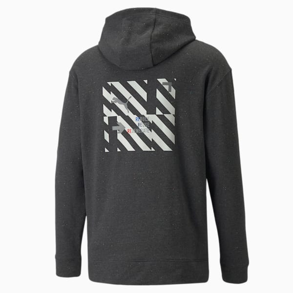 BMW M Motorsport RE:Collection Men's Hoodie, Dark Gray Heather-B1NP008, extralarge