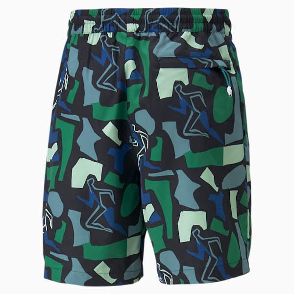 PUMA x BUTTER GOODS Printed Men's Shorts, Mineral Blue, extralarge