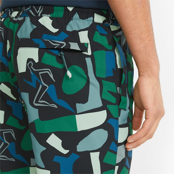 PUMA x BUTTER GOODS Printed Men's Shorts, Mineral Blue, extralarge