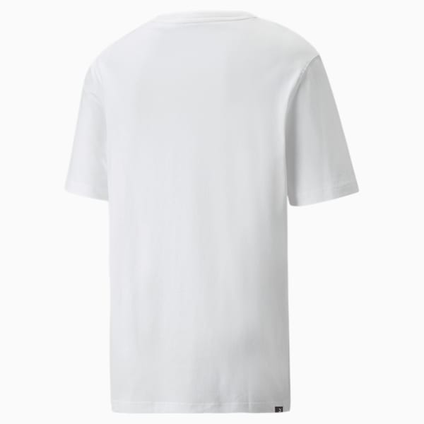 Downtown Men's Relaxed Fit T-Shirt, Puma White, extralarge-AUS