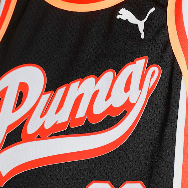 Ballin' Printed Cropped Women's Basketball Jersey, Puma Black, extralarge-IND