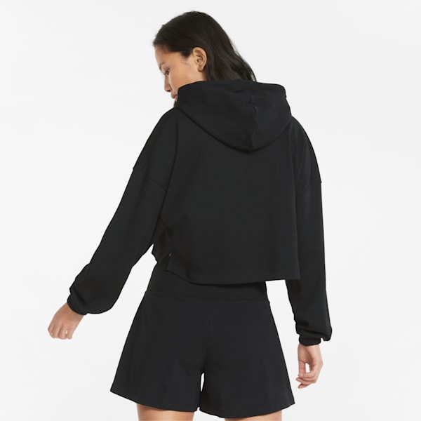 Classics Ribbed Women's Hoodie, Puma Black, extralarge