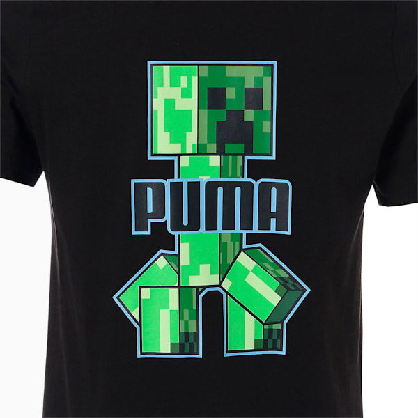 メンズ PUMA x MINECRAFT グラフィック 半袖 Tシャツ, Puma Black
