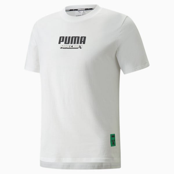 PUMA x MINECRAFT Graphic Men's Tee, Puma White