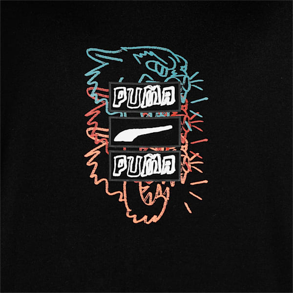 BTL Graphic Men's  T-shirt, Puma Black