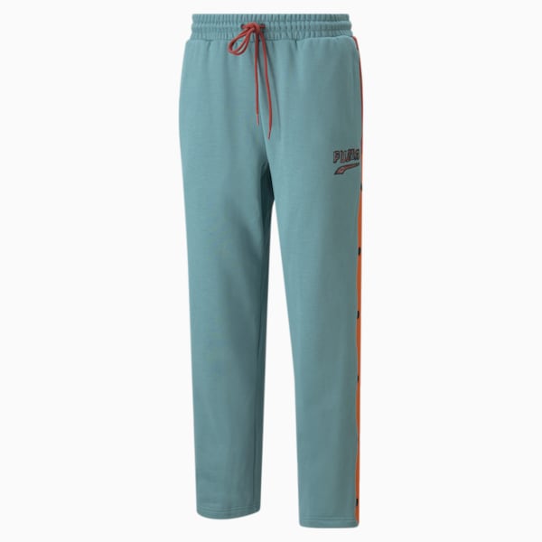 Between The Lines Men's Sweatpants, Mineral Blue, extralarge