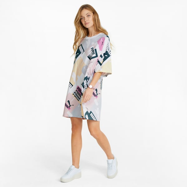 Brand Love Tee Women's Dress, Puma White, extralarge