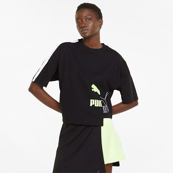 ウィメンズ MIS オーバーサイズ 半袖 Tシャツ, Puma Black, extralarge-JPN