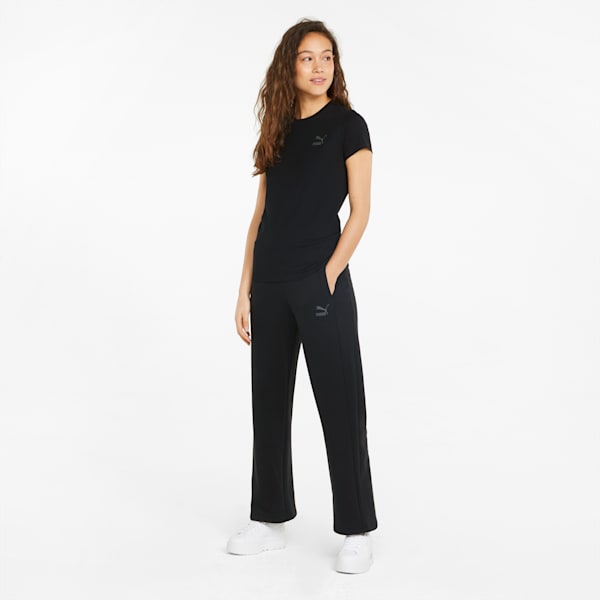 ウィメンズ RE T7 ストレート パンツ TR, Puma Black, extralarge-JPN