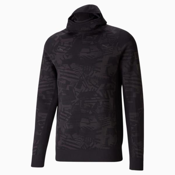 Sudadera de manga larga de punto de buceo para hombre PUMA x NEMEN, Puma Black, extralarge